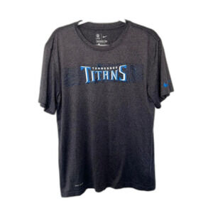 Nike Men's‎ Grey T-shirt Tennessee Titans NFL Football Size Large Casual Sports
